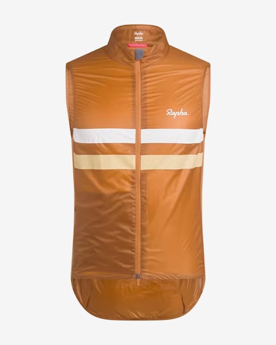 Chaleco Rapha Brevet anaranjado