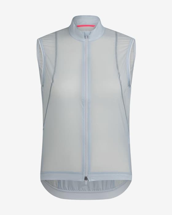Chaleco Rapha Wind gris mujer