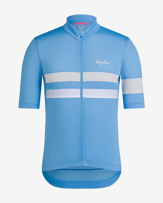 Maillot Rapha Brevet Lightweight manga corta azul