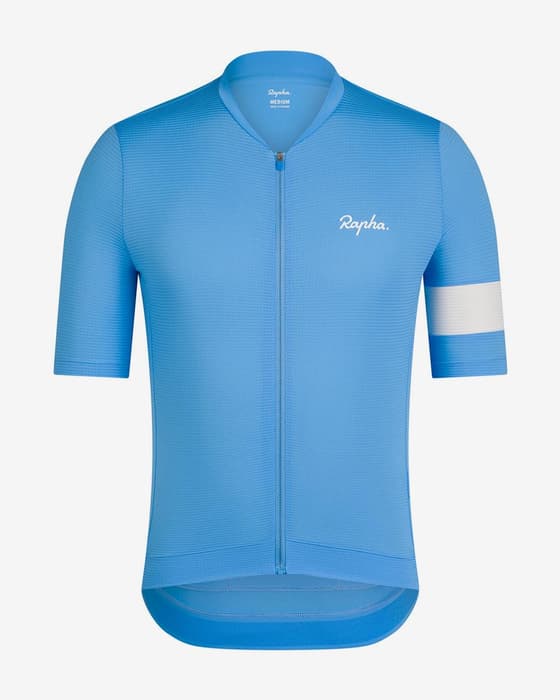 Maillot Rapha Core Lightweight manga corta azul