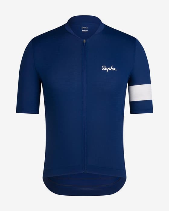 Maillot Rapha Core Lightweight manga corta azul oscuro