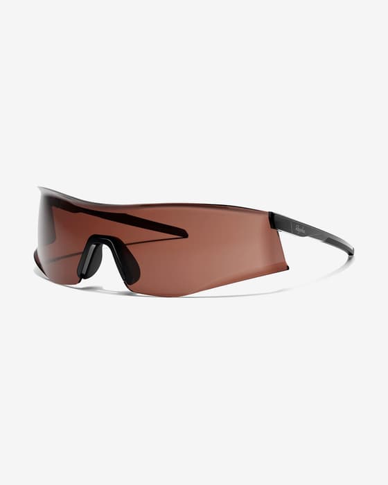 Gafas Rapha Letras negro con lentes marrón