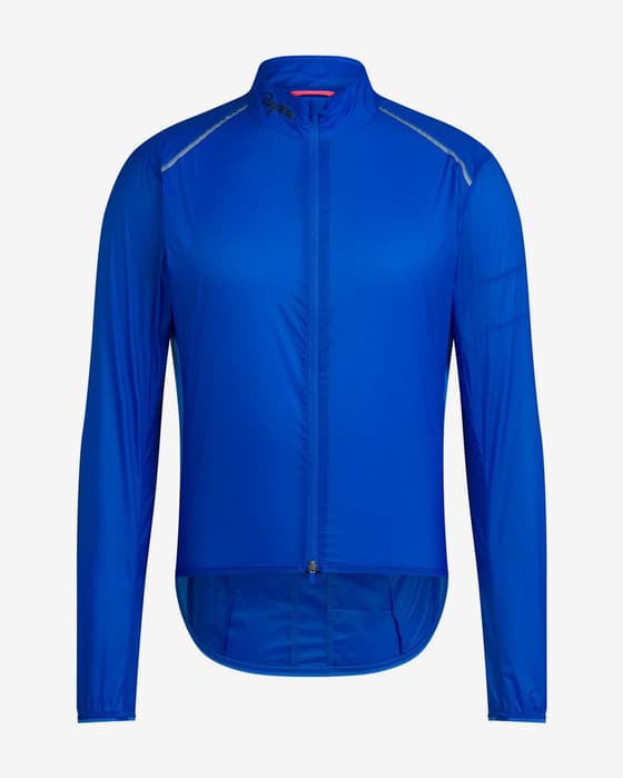 Maillot Rapha Brevet Element manga larga azul