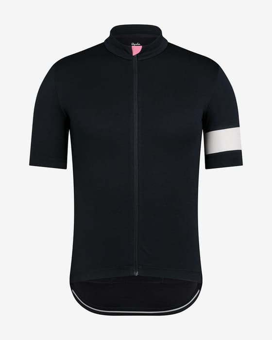 Maillot Rapha Classic manches courtes noir blanc