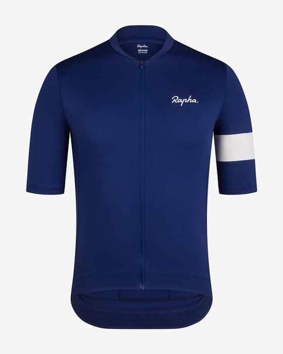 Maillot Rapha Core manga corta azul marino