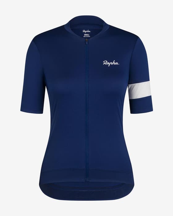 Maillot Rapha Core manga corta azul fuerte mujer