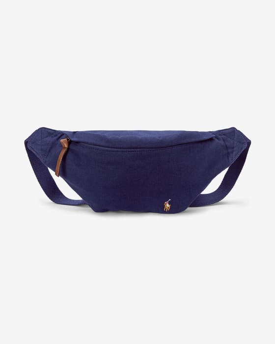Riñonera Ralph Lauren Canvas azul marino