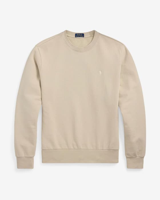 Sudadera Ralph Lauren felpa de rizo beige