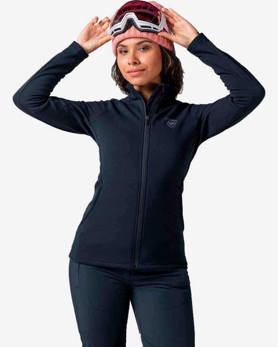 Chaqueta Rossignol Classique Clim Full Zip negro mujer