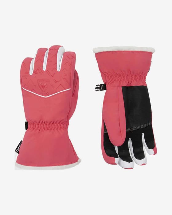 Rossignol Temptation Gloves Light Pink White Black Women