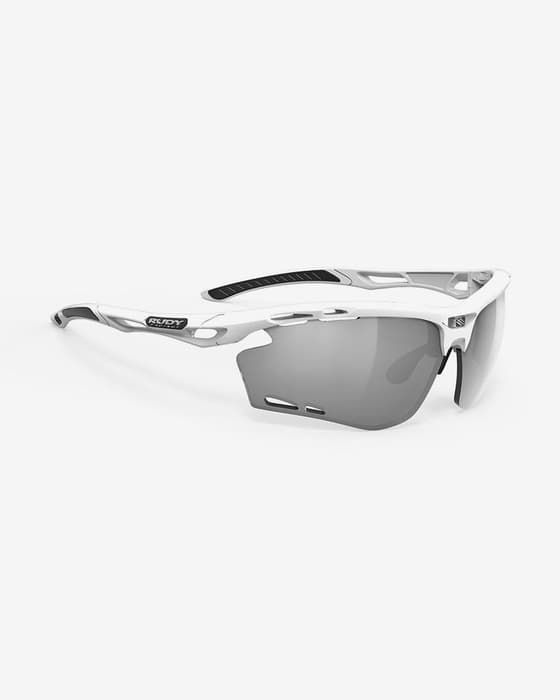 Gafas Rudy Project Propulse blanco brillante con lentes RP Optics Laser negro