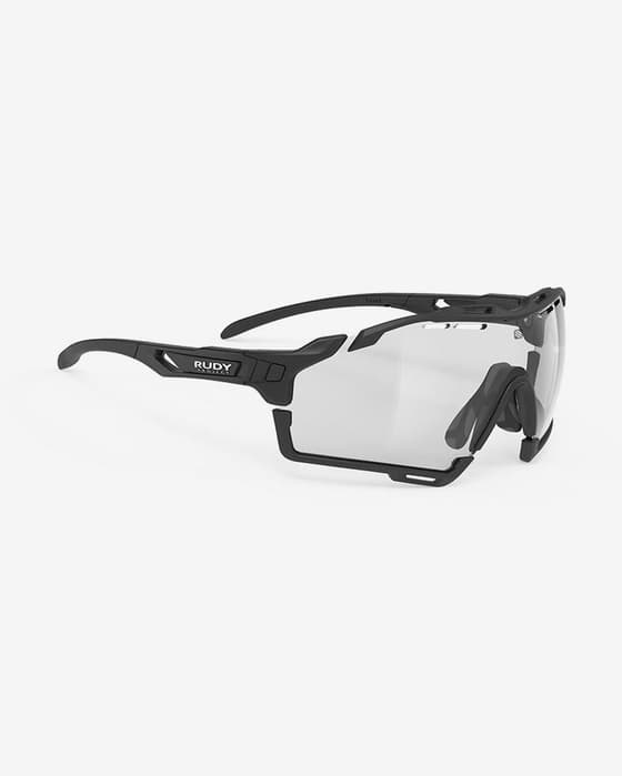 Lunettes Rudy Project Cutline noir mat avec verres photochromiques ImpactX 2 noir