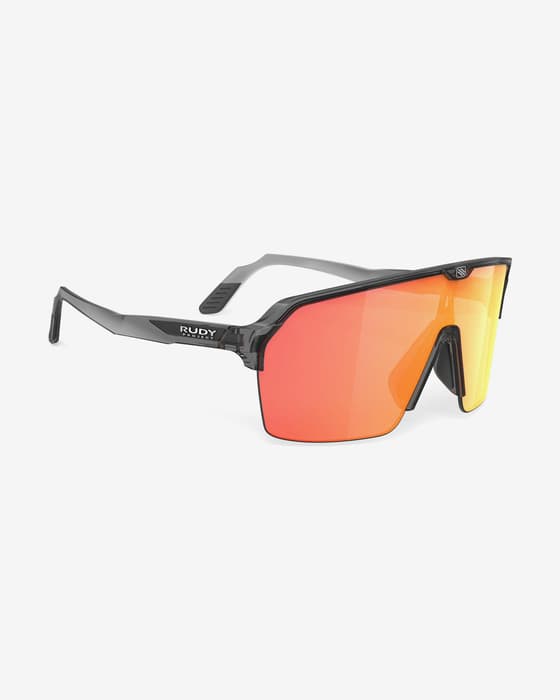 Gafas Rudy Project Spinshield Air gris ceniza translúcido con lentes RP Optics Multilaser naranja