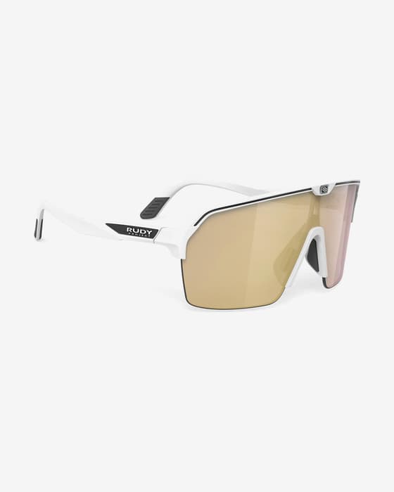 Gafas Rudy Project Spinshield Air blanco mate con lentes RP Optics Multilaser oro