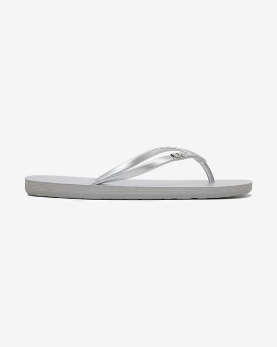 Chanclas Roxy Viva gris plateado mujer