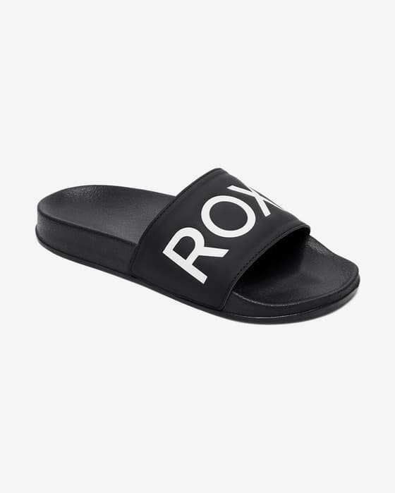 Chanclas Roxy Slippy negro mujer