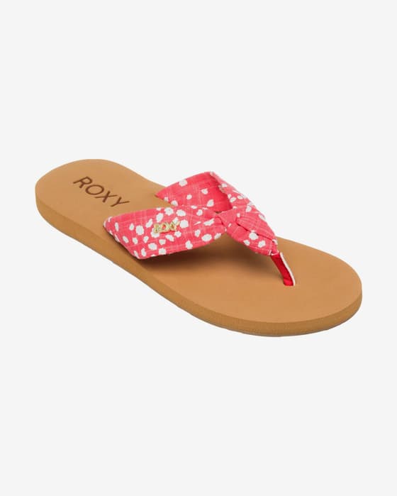 Tongs Roxy Paia V rouge blanc femme