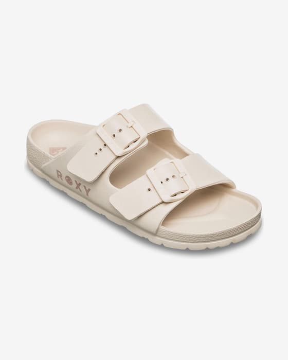 Chanclas Roxy Kattie blanco hueso mujer