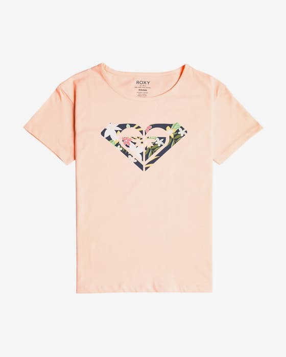 Camiseta Roxy Day and Night manga corta rosa claro infantil
