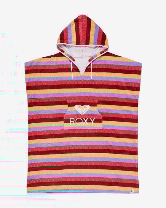 Poncho Roxy Ponchito rojo azul naranja