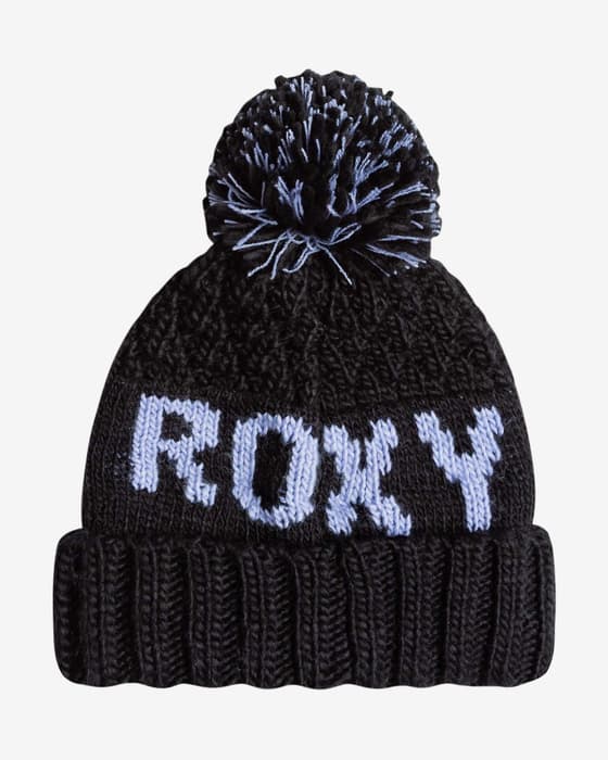 Gorro Roxy Tonic negro lila mujer