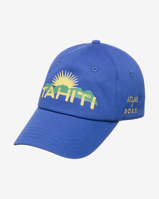 Cappellino Roxy Atlas blu giallo donna