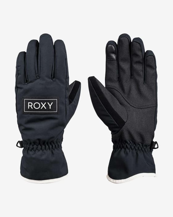 Guantes Roxy Freshfield negro mate mujer