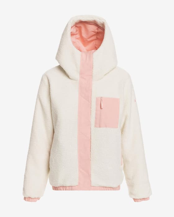Chaqueta Roxy Isanna Reversible blanco rosa mujer