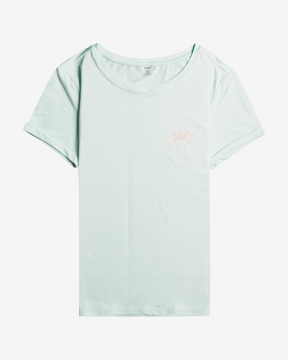 Camiseta Roxy Sunday With A View manga corta azul pastel mujer