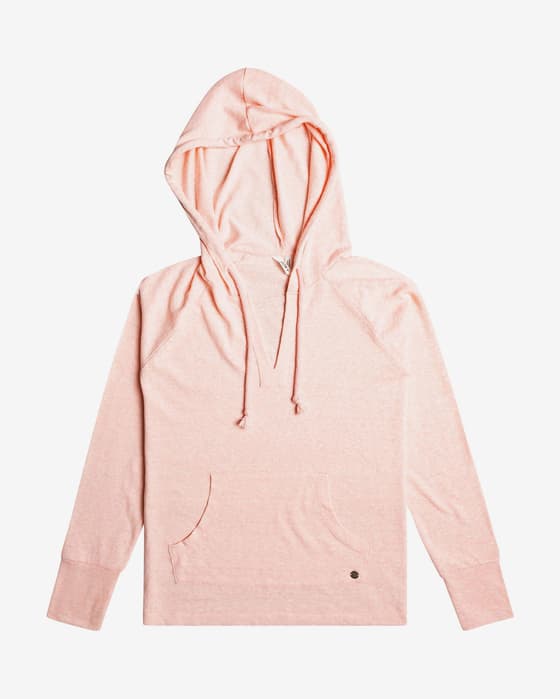 Sudadera con capucha Roxy Destination Surf rosa mujer