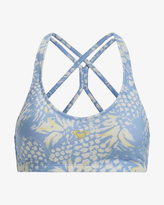 Sujetador Roxy Heart Into It azul blanco
