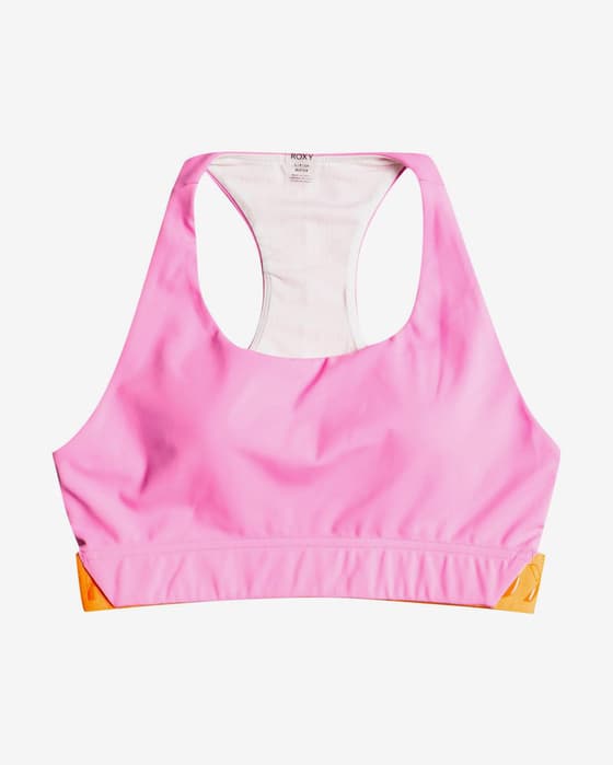 Top Roxy Bold Moves Sport rosa naranja