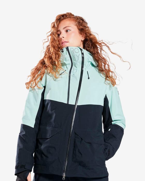 Chaqueta Roxy Stretch Purelines GORE-TEX azul negro mujer