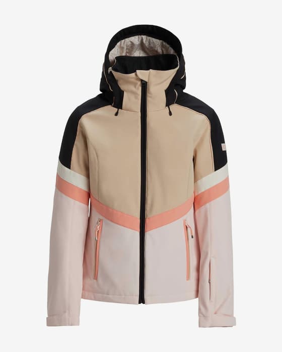 Chaqueta con capucha Roxy Peak Chic beige oscuro rosa negro mujer