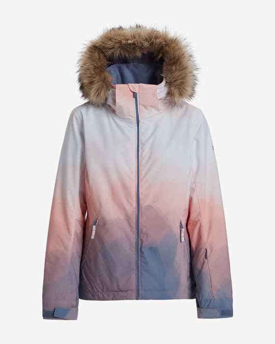 Chaqueta con capucha Roxy Jet Ski blanco puro lila rosa mujer