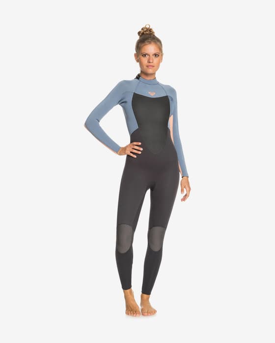 Traje neopreno Roxy Prologue 4/3 mm azul claro mujer