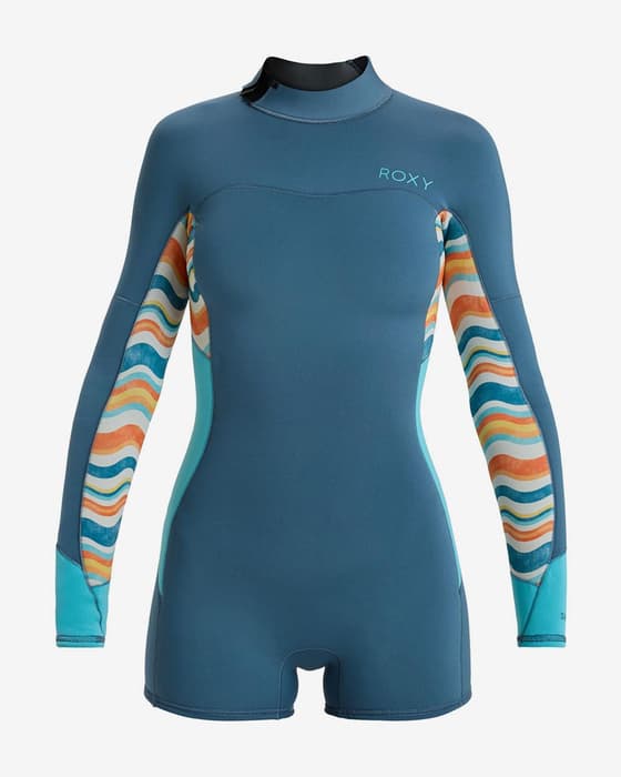 Roxy Swell Series Damen Neoprenanzug 2 mm dunkeltürkis/orange