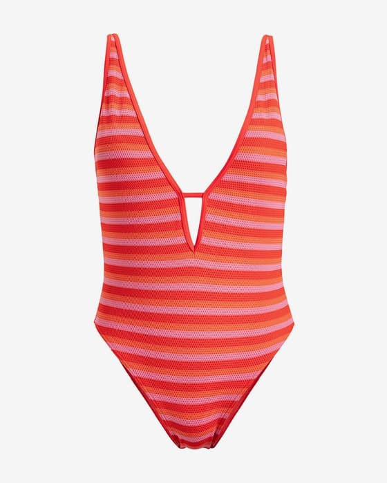 Maillot de bain Roxy Jasmine une pièce rouge rose femme