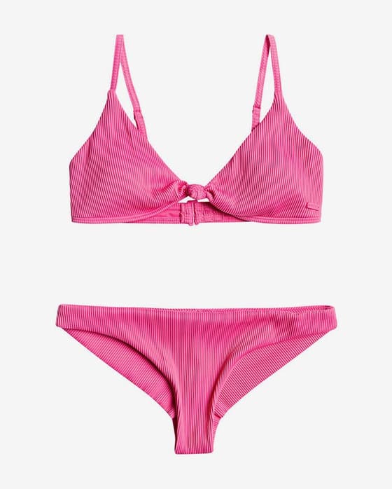 Bikini Roxy Love Surf Rib rosa mujer