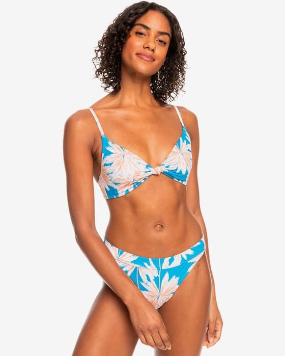 Top bikini Roxy Love The Surf azul blanco mujer