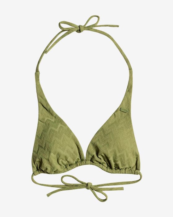 Top bikini Roxy Current Cool verde mujer