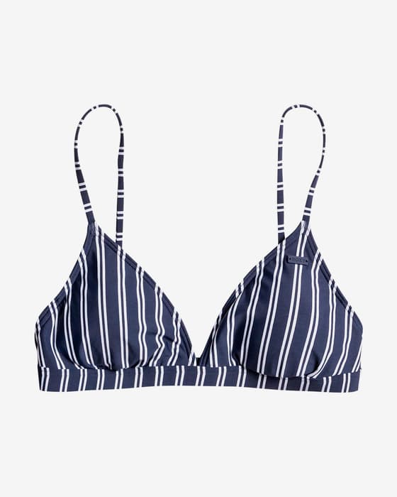 Top bikini Roxy Into the Sun azul blanco mujer