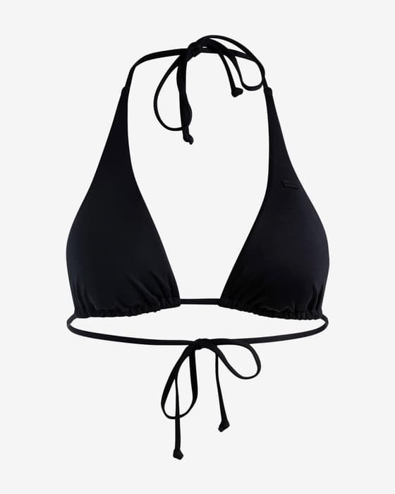 Roxy Beach Classics Elongated Tiki Bikini Top Black Women