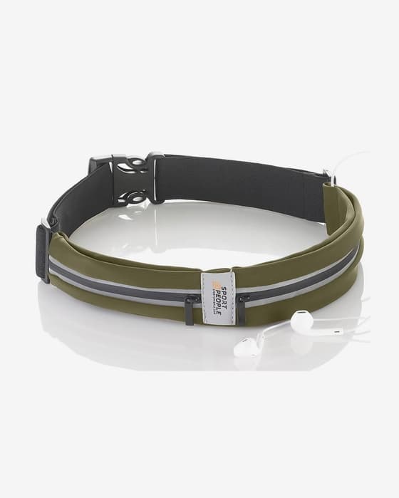 Cinturón Sport2People Classic verde oliva negro