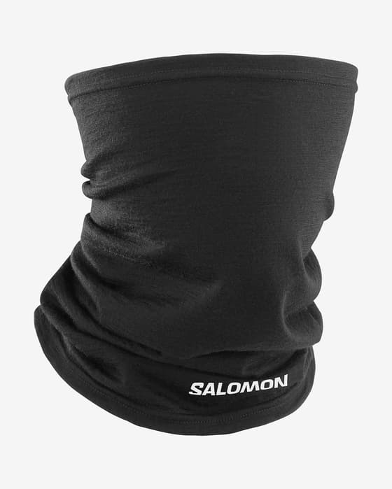 Salomon Merino Neck Warmer Unisex Black
