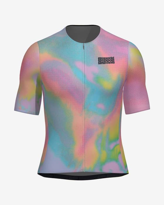 Maillot Santini Bianchi Milano Pop manches courtes multicolore