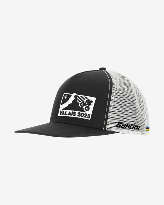 Santini 2025 UCI MTB World Championships - Valais Trucker Kasket sort