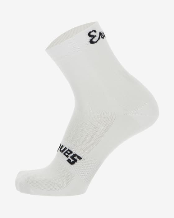 Calcetines Santini x Eroica blanco