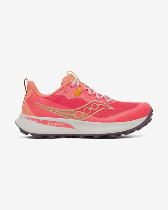 Zapatillas Saucony Peregrine 15 rosa naranja mujer