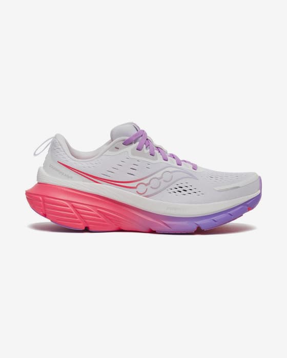 Zapatillas Saucony Guide 18 blanco violeta rosa mujer